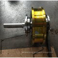 Heavy Duty Steel Cast Overhead Crane Hollow Shaft Wheel Set for Single Girder & Double Girder Cranes